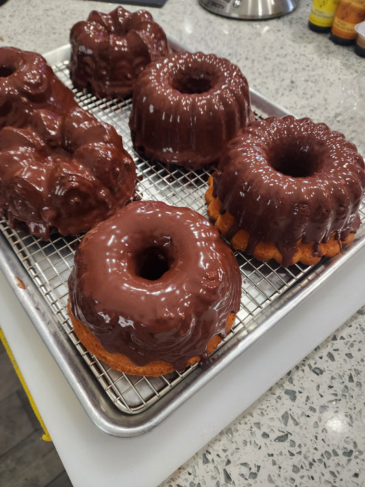 Chocolate, Chocolate Ganache Pound Cake 2"