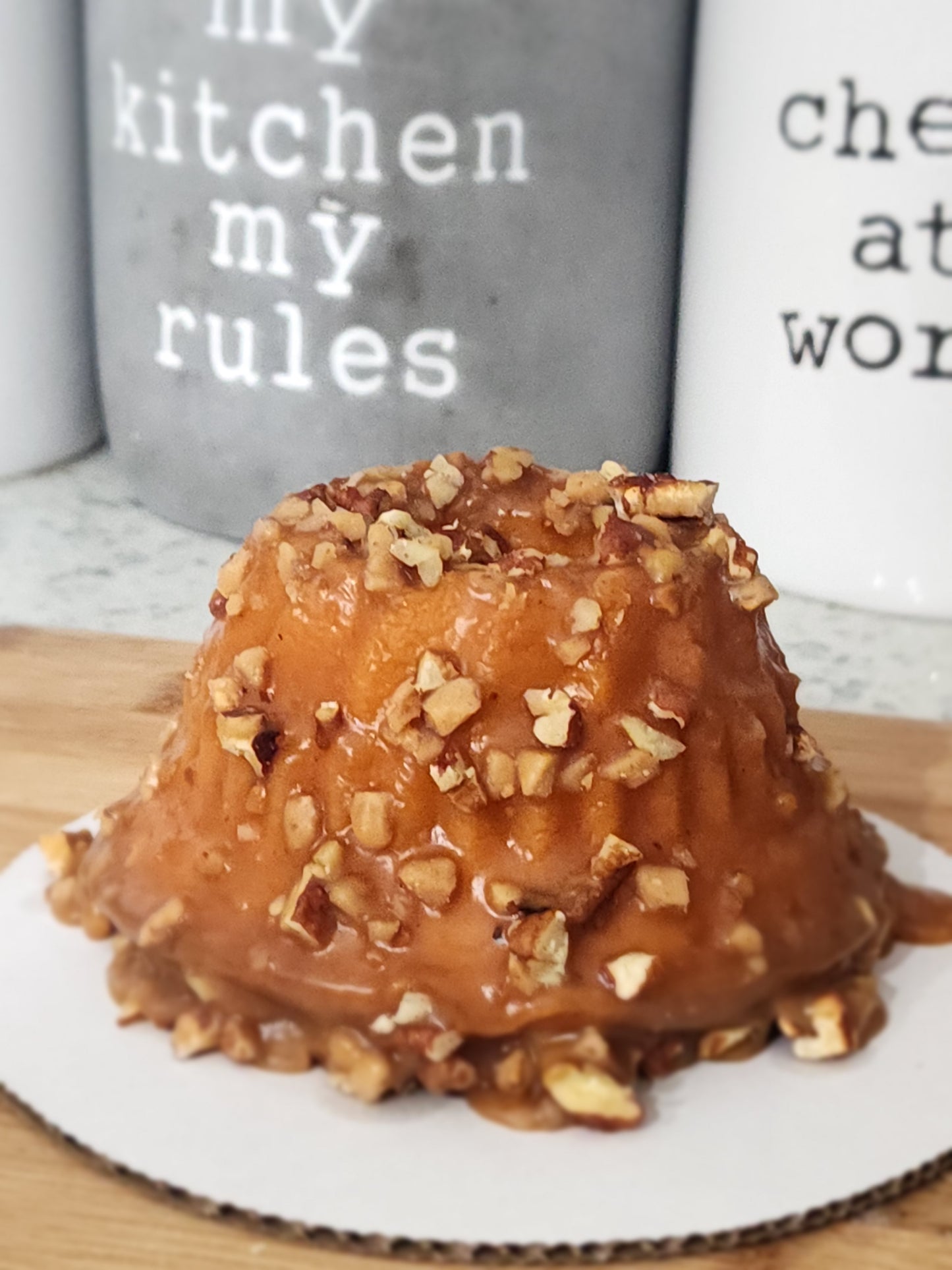 Caramel Toffee Pecan Pound Cake